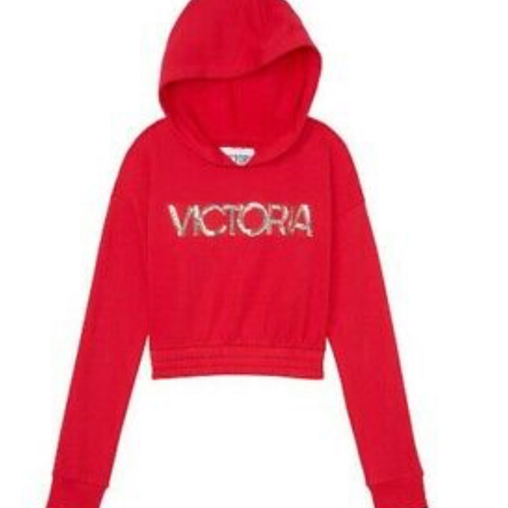 Victoria secret  cropped hoodie